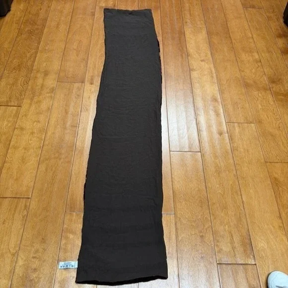 Liz Claiborne VTG Silk Blend Velvet Scarf 1997 Whimsigoth Brown Burnout 90s - Picture 5 of 7